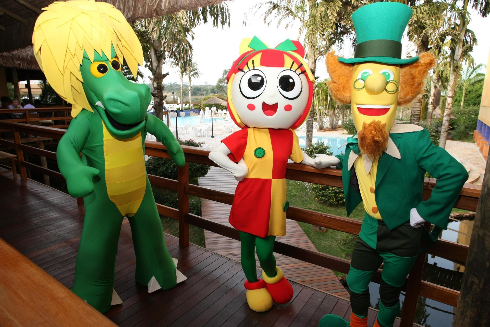 Mabu Thermas Grand Resort Фос-ду-Іґуасу Екстер'єр фото The three mascots of the park